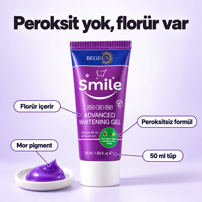 Mor Diş Beyazlatma Jeli · 50 ml