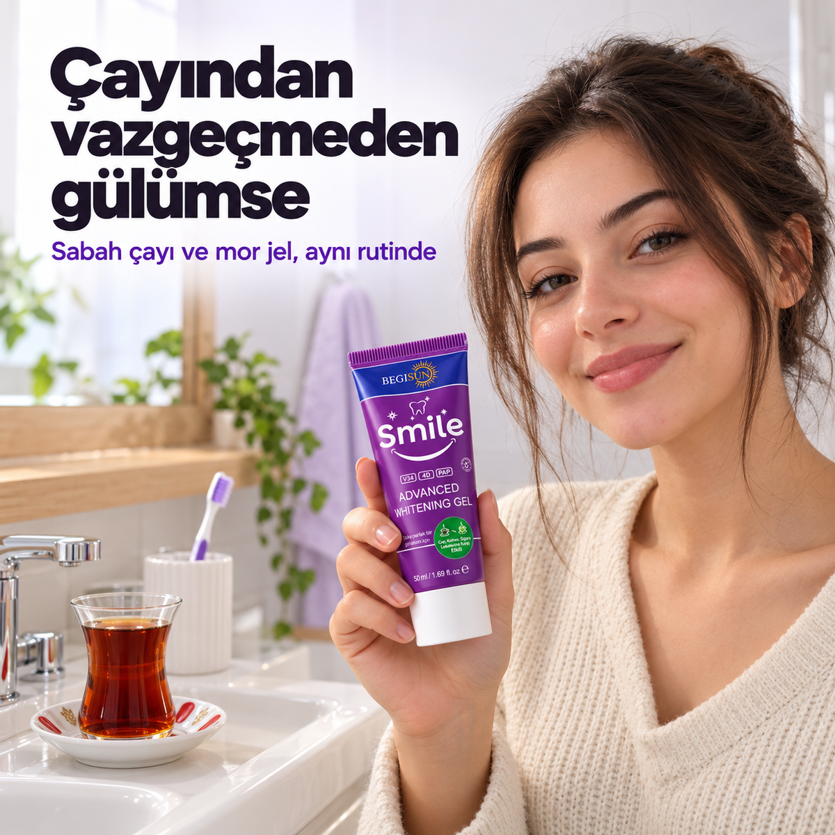 Mor Diş Beyazlatma Jeli · 50 ml