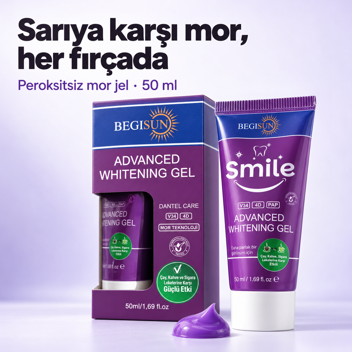 Mor Diş Beyazlatma Jeli · 50 ml